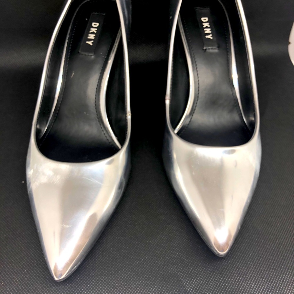 Silver DKNY heels